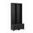 Elegant Free Standing Hall Tree Set of 2, Multifunctional 3-IN-1 Entryway Coat Rack with Black Retro Handles, Seating Bench with Storage Drawers for Hallway, Living Room, White-1227576338