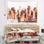 Tapisserie d'horizon de brown city Cityscape-28484533