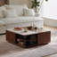 Table basse en travertin massif