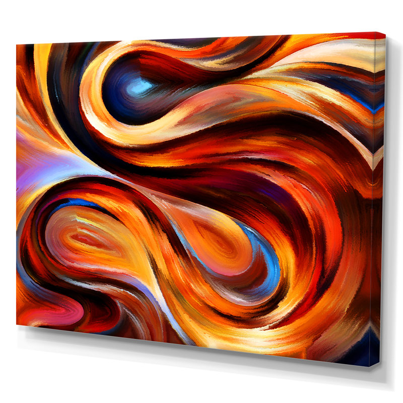 Inner Life of Passions IV - reproduction d'art sur toile tendue, H 8 po x l 12 po x P 1 po