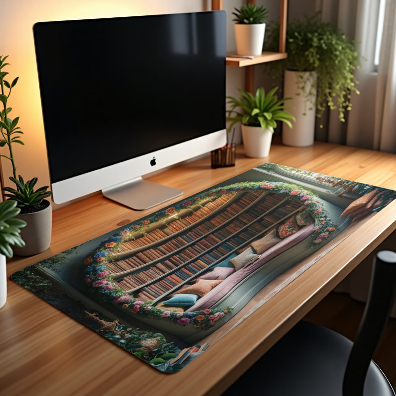 Polyester Desk Pad, 23.6x13.8