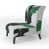 Dark Green/Black/White