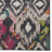 Kivett Ikat Ivory and Charcoal Indoor Outdoor Machine Washable Rug-835037904