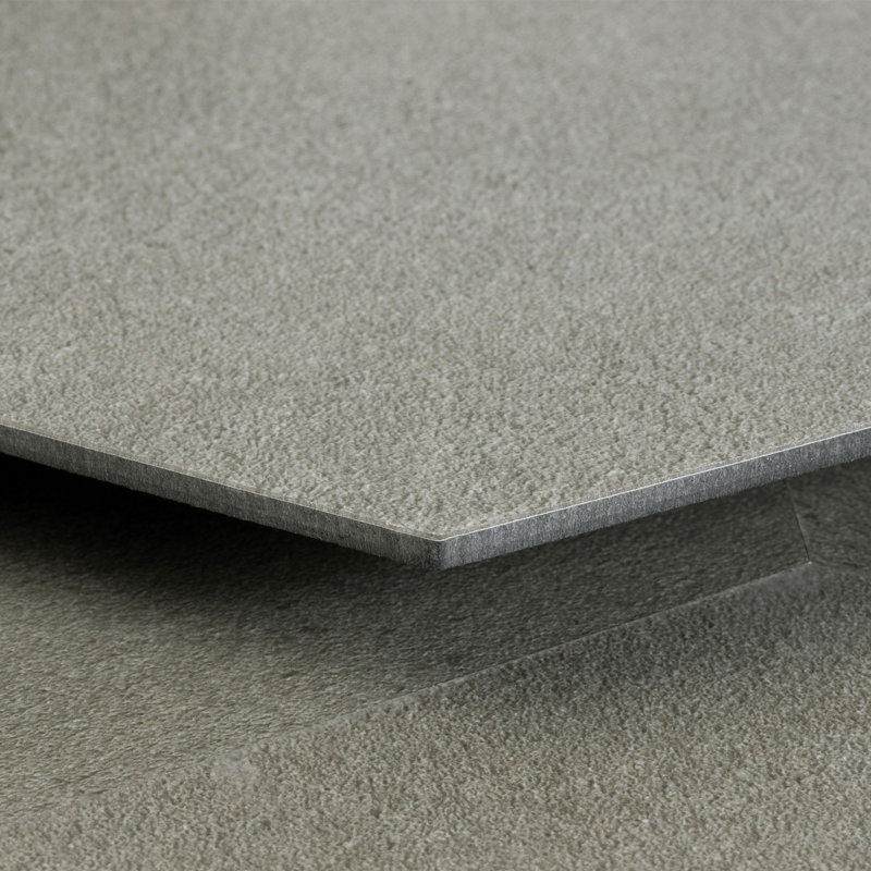 GlueCore Mosaic 28mil x 12" W x 10" L Glue Down Vinyl Tile Flooring, Pewter