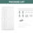 72"X80" Flat 2-Panel Smooth White Primed Molded Sliding Closet Doors With Installation Hardware Kit and Stain Nickel Flush Pull-119712237
