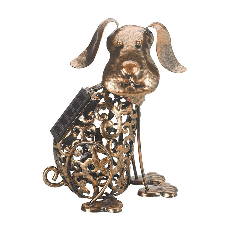 Hamil Animals Water Resistant Metal Garden Statue