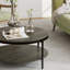 Table basse Sidney avec tablettes de rangement à 2 niveaux pour le salon-1087189574