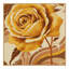 Tapis éclectique à fleurs douces et douces à motif floral de roses jaunes - reliure brun clair-1537284740