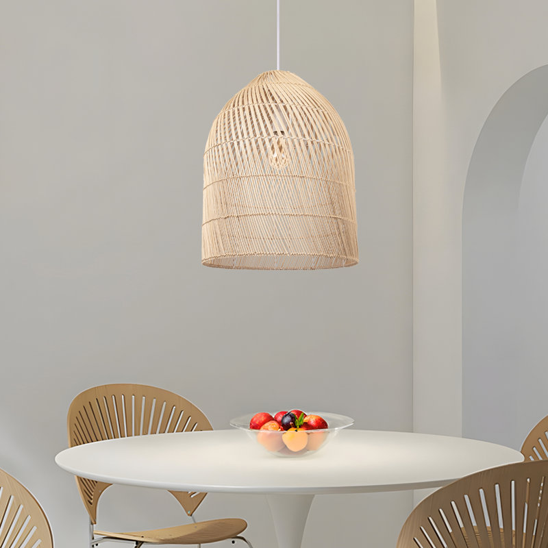 Henryville 1 - Light Natural Dome Pendant