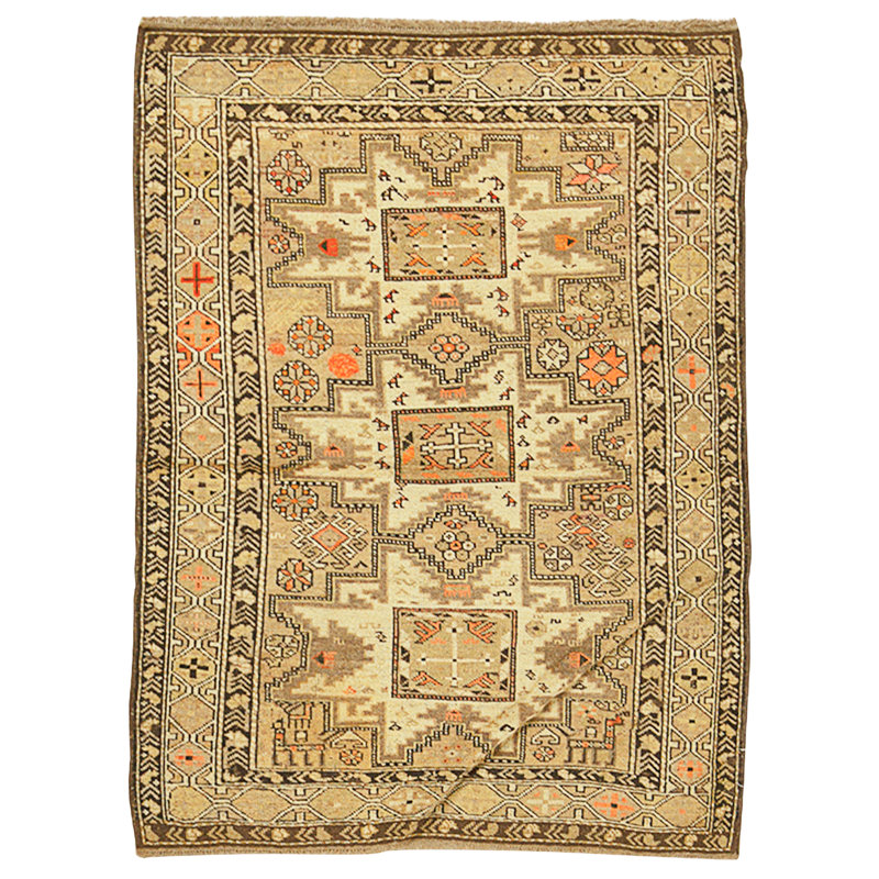 Hand Knotted Wool Area Rug
