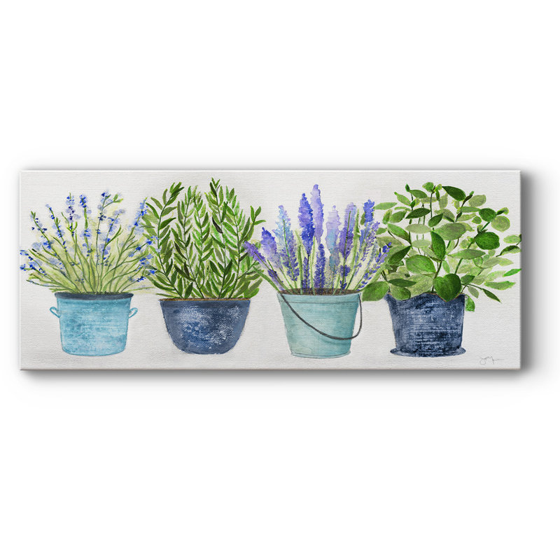 " Fresh Herb Collection ", 8" H x 20" W x 1.5" D