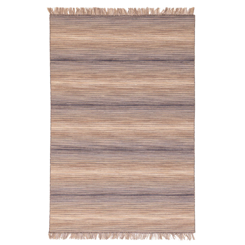 Tapisserie Manhattan grise Kilim 5 pi 1 po x 7 pi 10 po