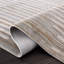 Tapis beige à rayures ivoire Grefe Reg160A-69295483