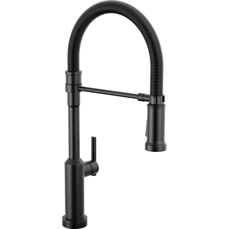 Touch2O Technology Kitchen Faucet with Touchless Technology, Matte Black