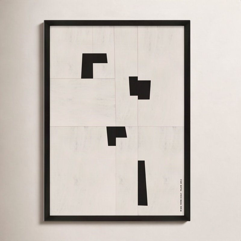 Scattered 1 Print by Romina Gadler, Black Paper Framed, 20" H x 14" W