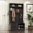Hall Tree With 6 Hooks,Coat Hanger, Entryway Bench, Storage Bench,For Entrance, Hallwa-951642080