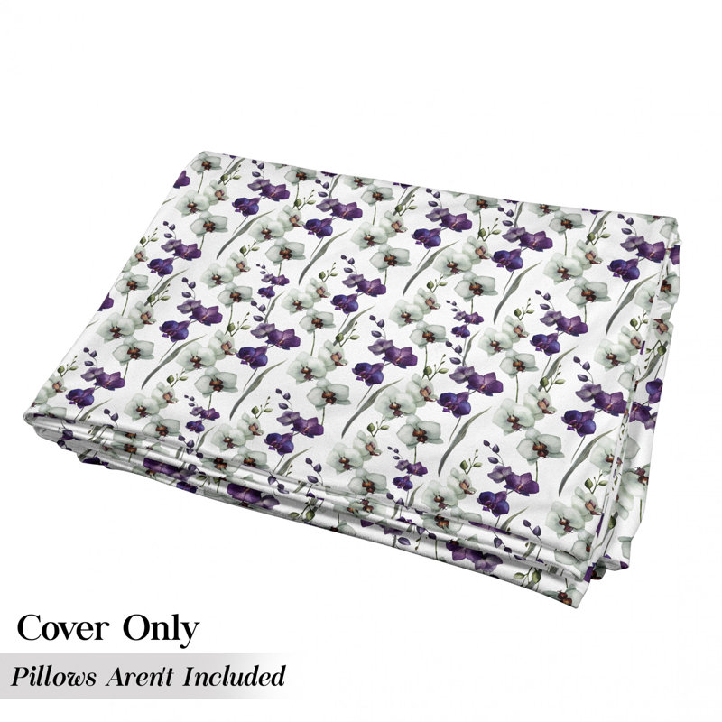 Housse de coussin d'extérieur Wild Orchid Family, H 2 po x l 36 po x P 88 po