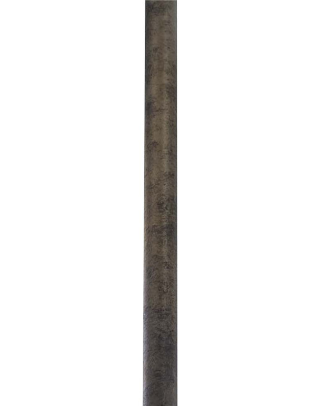 Ceiling Fan Downrod, Patina Iron, 48" H x 0.75" W x 0.75" D