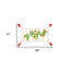 Coussin lombaire blanc et rouge