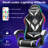 HOFFREE Gaming Chair With LED RGB Lights Massage Video Gamer Chairs With Footrest Ergonomic High Back Reclining Computer Chair With Adjustable Lumbar Support-104296955
