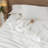 Moomee Striped Flat Sheet 100% Washed Cotton Linen Like Textured Breathable Lightweight-125894529-125894530