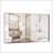 Oversized Modern Rectangle Bathroom Mirror With Walnut And Aluminum Frame, Perfect For Clear Reflections And Versatile Mounting Options