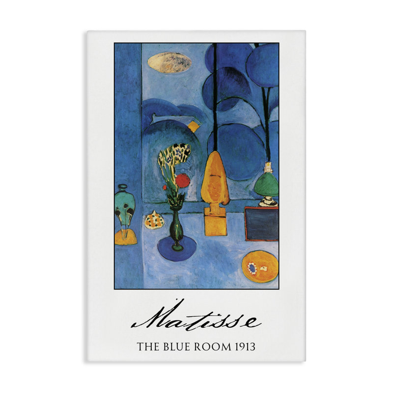 Matisse The Blue Room Canvas, design par Vintage Hustle, H 36 po x l 24 po
