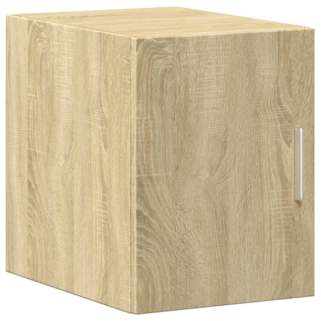 Vidaxl Wandschrank Schwarz 30X42,5X40 Cm Holzwerkstoff