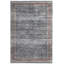 Tapis oriental rectangulaire en polyester tissé à la machine bleu Janlyn-1728893794