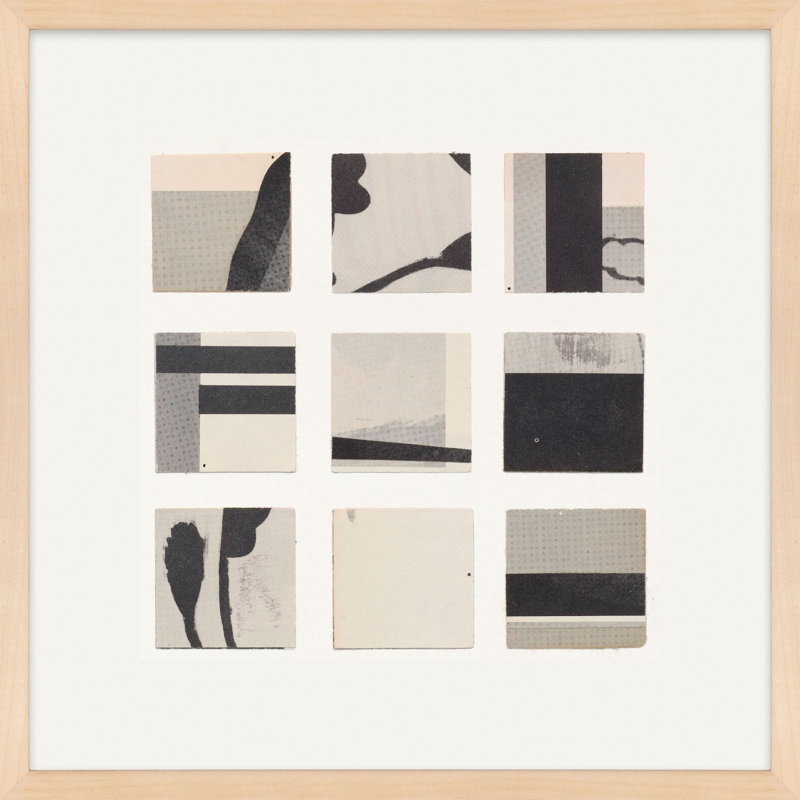 Pinpoint Print, Maple Framed, 16" H x 16" W x 1.25" D