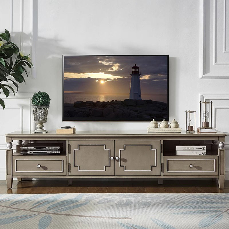 Gray Solid Wood TVStands