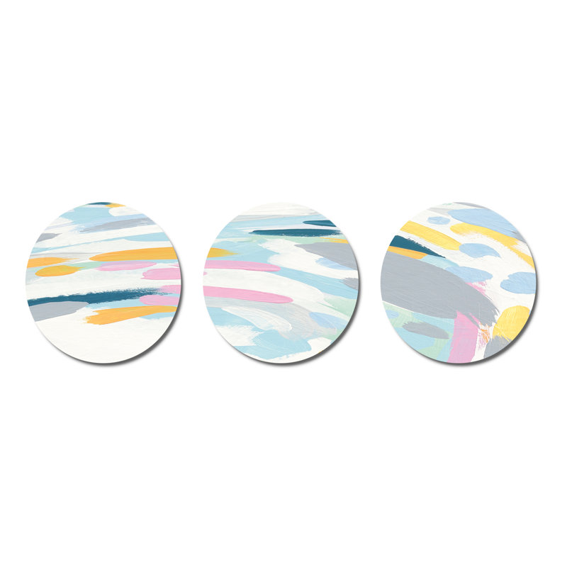 Modern Abstract Wall Decor on Metal