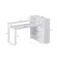Jaemon L-Shaped Desk with LED Lights and 3 Drawers-812758170