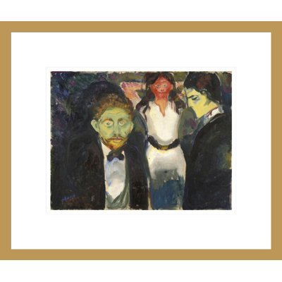 Jealousy by Edvard Munch -Framed Giclee Print