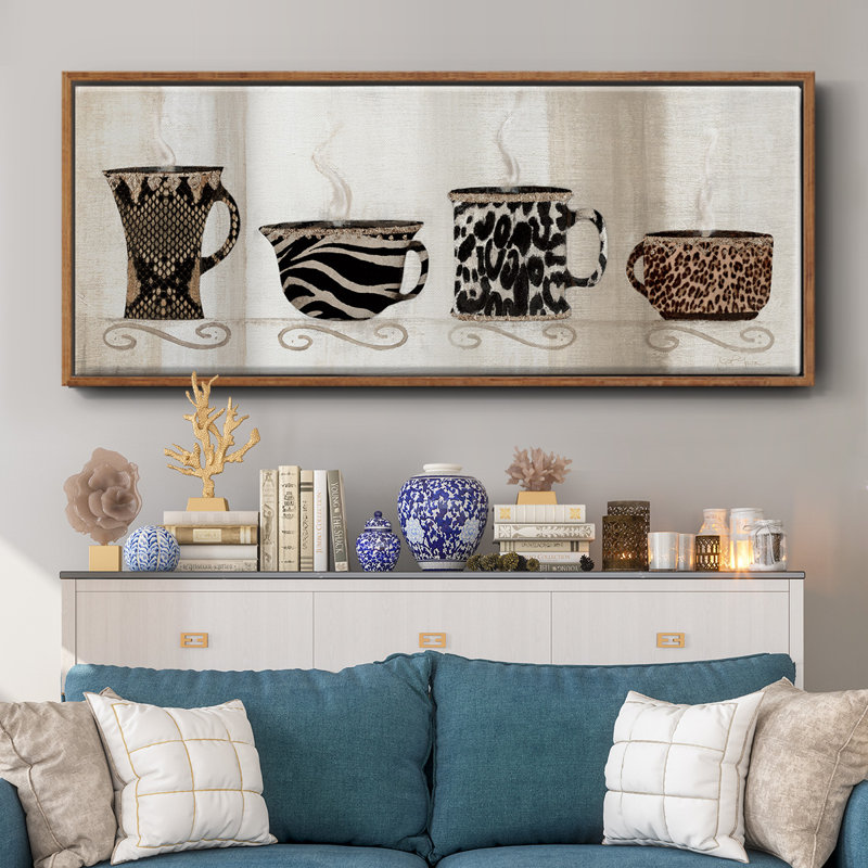 Coffee Skins II- Framed Canvas