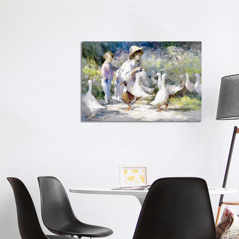 Feeding Time by Willem Haenraets - Wrapped Canvas Print, 101.6 cm H x 66.04 cm W x 3.175 cm D