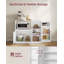 Medium Density Fiberboard (MDF) 3 - Door Rectangle Accent Cabinet