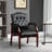 Reception Guest Chairs W/Padded Seat and Arms Ergonomic Mid-Back Office Executive Side Chair for Meeting Waiting Room-1854217833