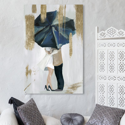 «Under the Rain», peinture sur toile