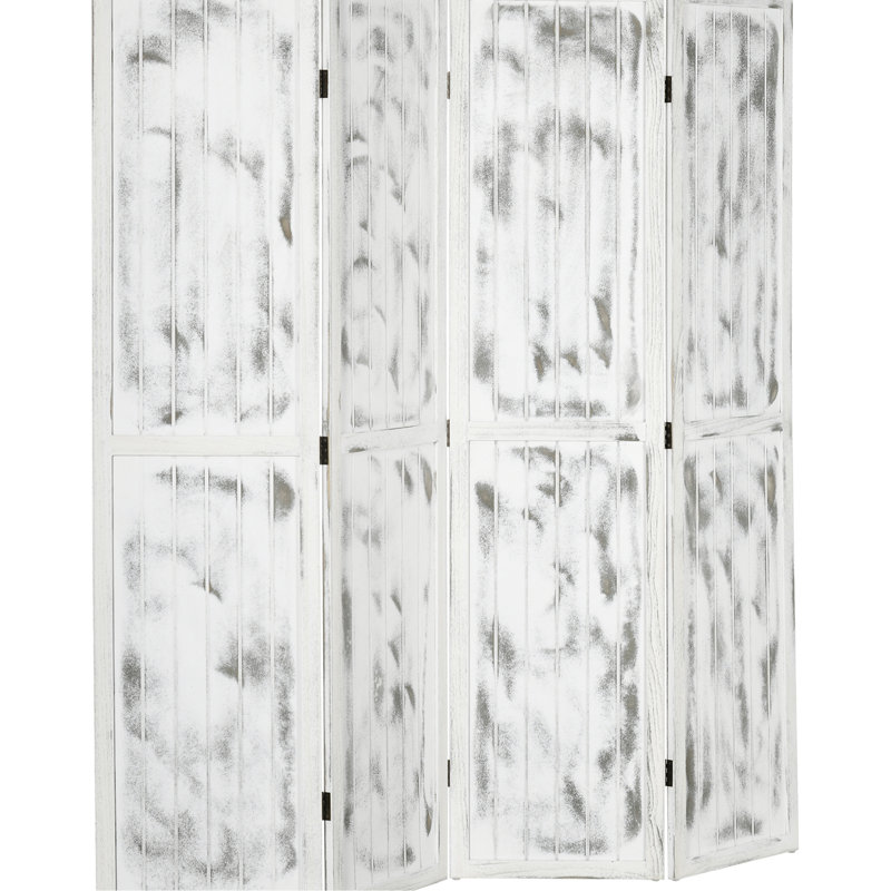 Paravent blanc pliant, 4 cloisons pour chambre à coucher, salon, cloison de bureau