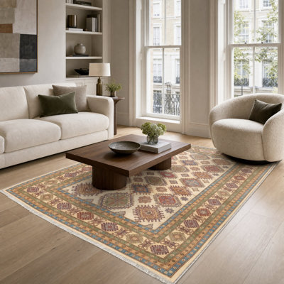 Geometric Flatweave Area Rug