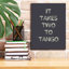 «Two to Tango» par Design Fabrikken, estampe numérique sur toile-101441603