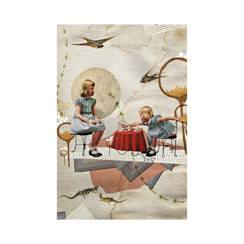 Tea Time by Heather Landis - Wrapped Canvas Print, 66.04 cm H x 45.72 cm W x 1.91 cm D