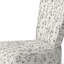 Chaise rembourrée florale - Fauteuil noir Meadowline ivoire-144106434