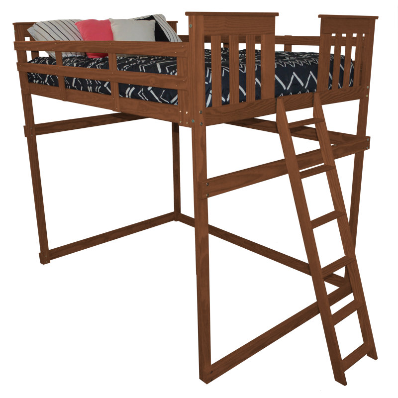 Swainsboro Kids Loft Bed, Asbury Stain, Full