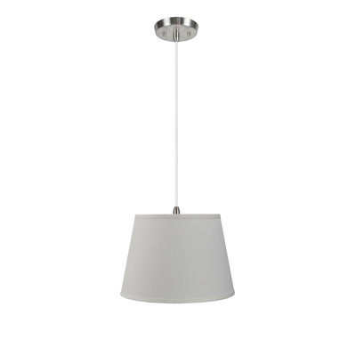 Luminaire suspendu tambour 2 lumières unique Dillon