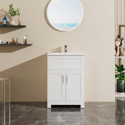 Compartiment de salle de bain avec meuble-lavabo Goodyo