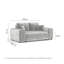 Two-seater square arms loveseat sofa-205228400