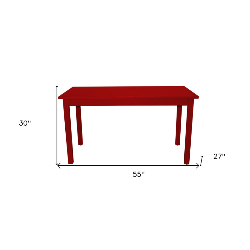 Table de salle à manger Gracie Mills, H 30 po x l 60 po x P 27 po