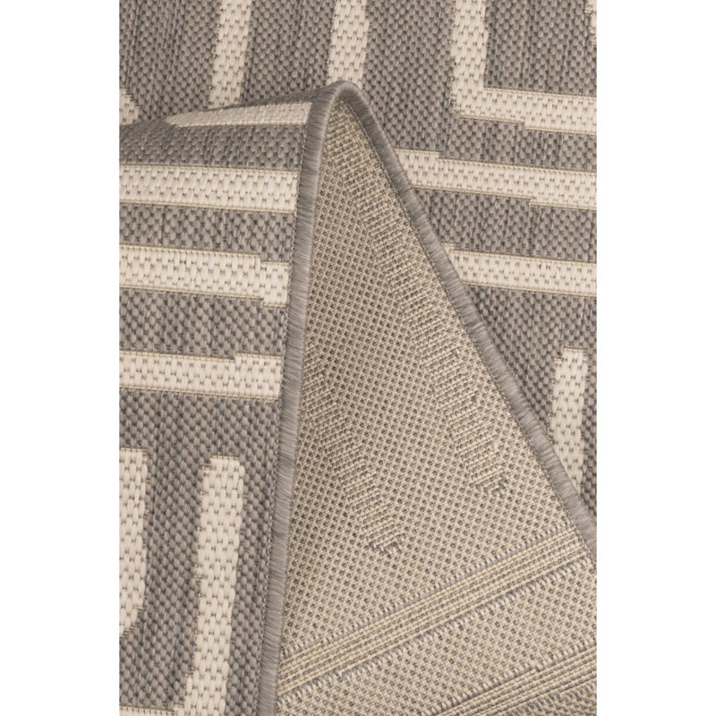 COUNTY PATCHES GREY 120/170cm, Runner 67 x 200 cm